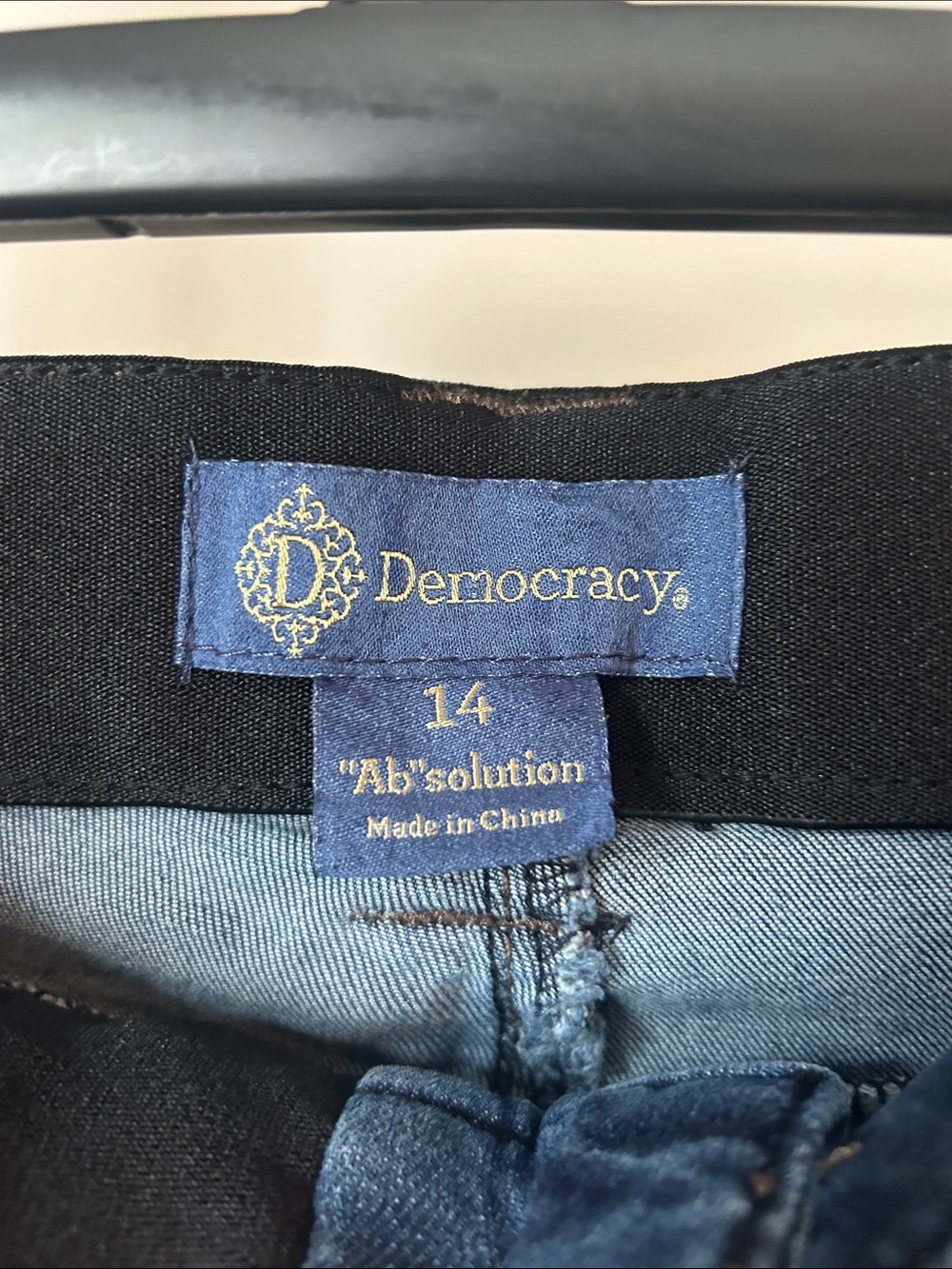 Democracy Dark Blue Bootcut Jeans - Picture 2 of 4
